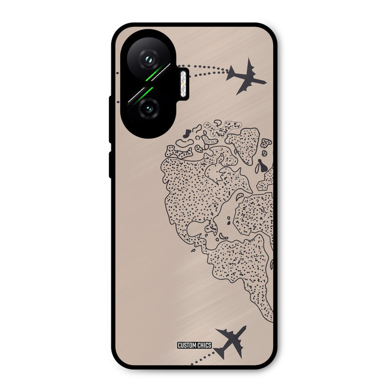 Other Half map Poco F7 5G Mobile Back Cover - Cute PrintShield Case