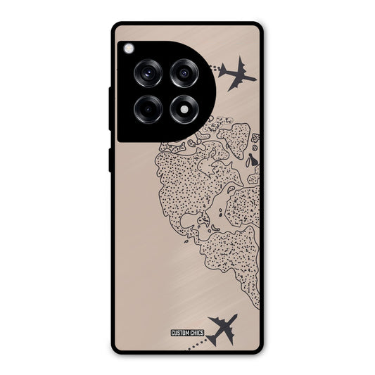 Other Half map OnePlus 12R Mobile Back Cover - Cute PrintShield Case