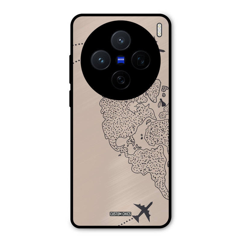 Other Half map Vivo X200 Mobile Back Cover - Cute PrintShield Case