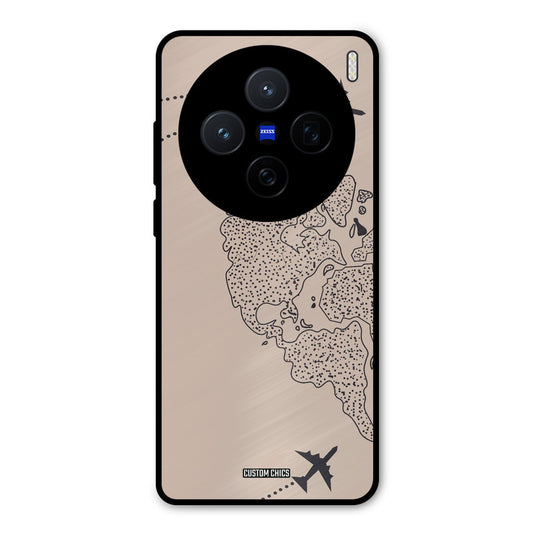 Other Half map Vivo X200 Mobile Back Cover - Cute PrintShield Case
