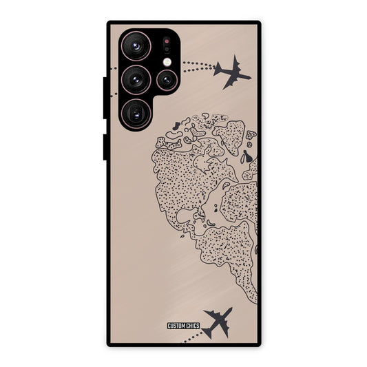 Other Half map Samsung Galaxy S22 Ultra Mobile Back Cover - Cute PrintShield Case