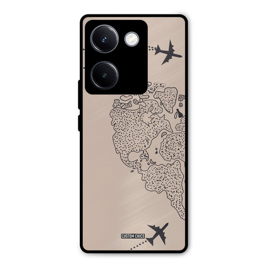 Other Half map Vivo Y300 Plus Mobile Back Cover - Cute PrintShield Case