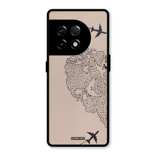 Other Half map OnePlus 11R Mobile Back Cover - Cute PrintShield Case