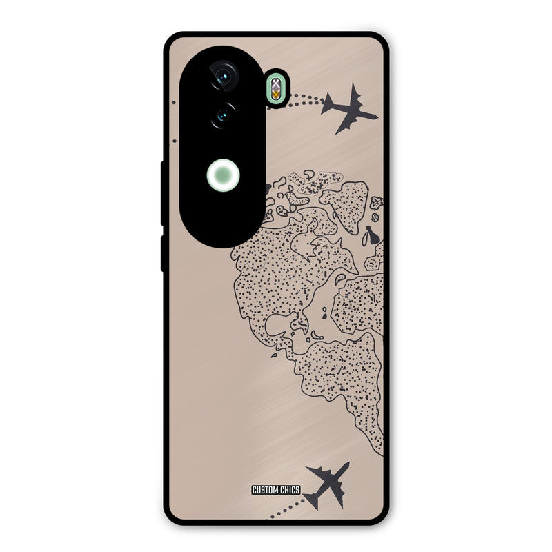 Other Half map iQOO Z9s Mobile Back Cover - Cute PrintShield Case