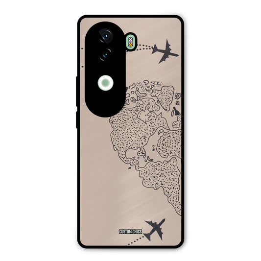 Other Half map iQOO Z9s Mobile Back Cover - Cute PrintShield Case