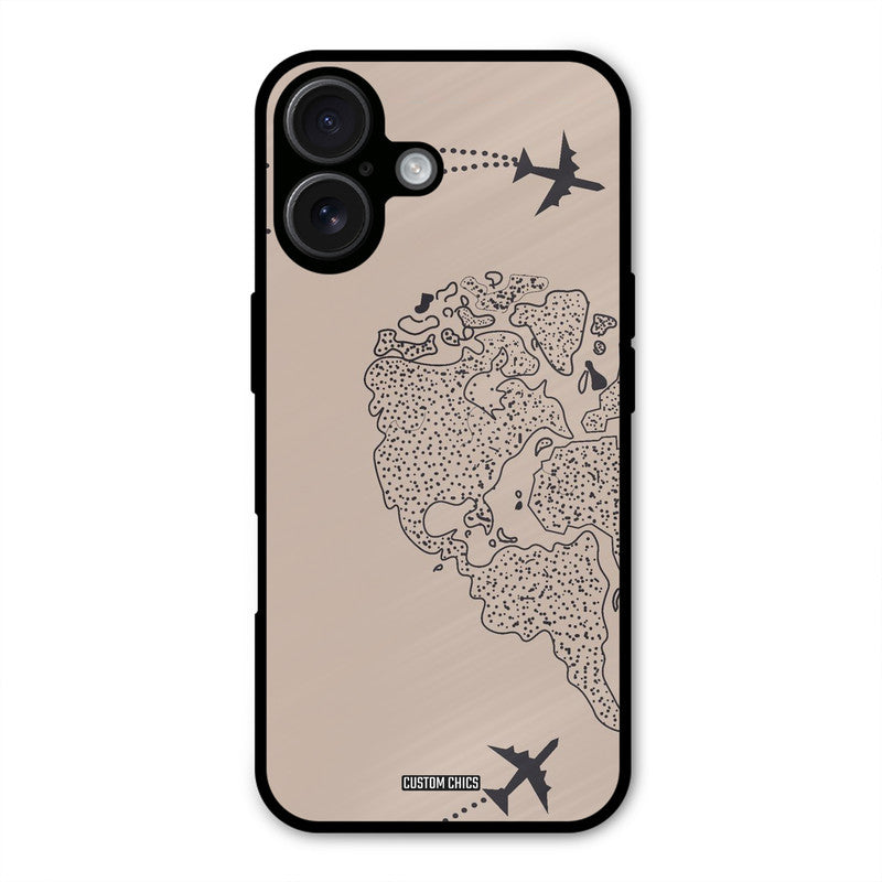 Other Half map iPhone 16 Plus Mobile Back Cover - Cute PrintShield Case