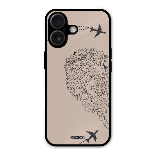 Other Half map iPhone 16 Plus Mobile Back Cover - Cute PrintShield Case