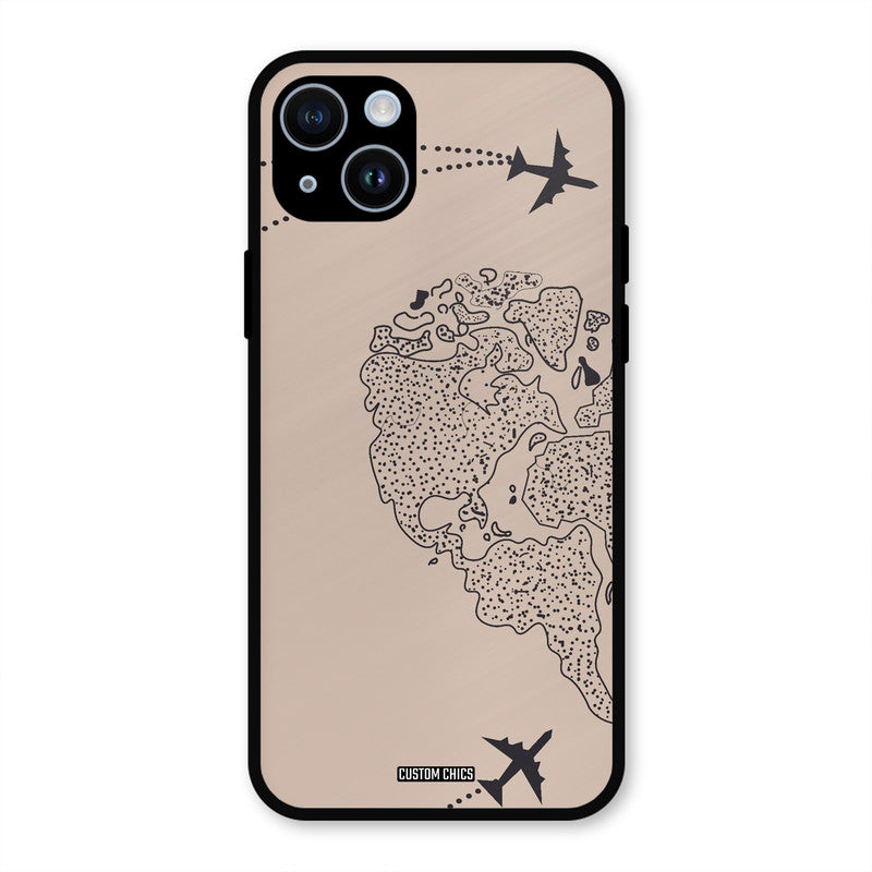 Other Half map iPhone 14 Mobile Back Cover - Cute PrintShield Case
