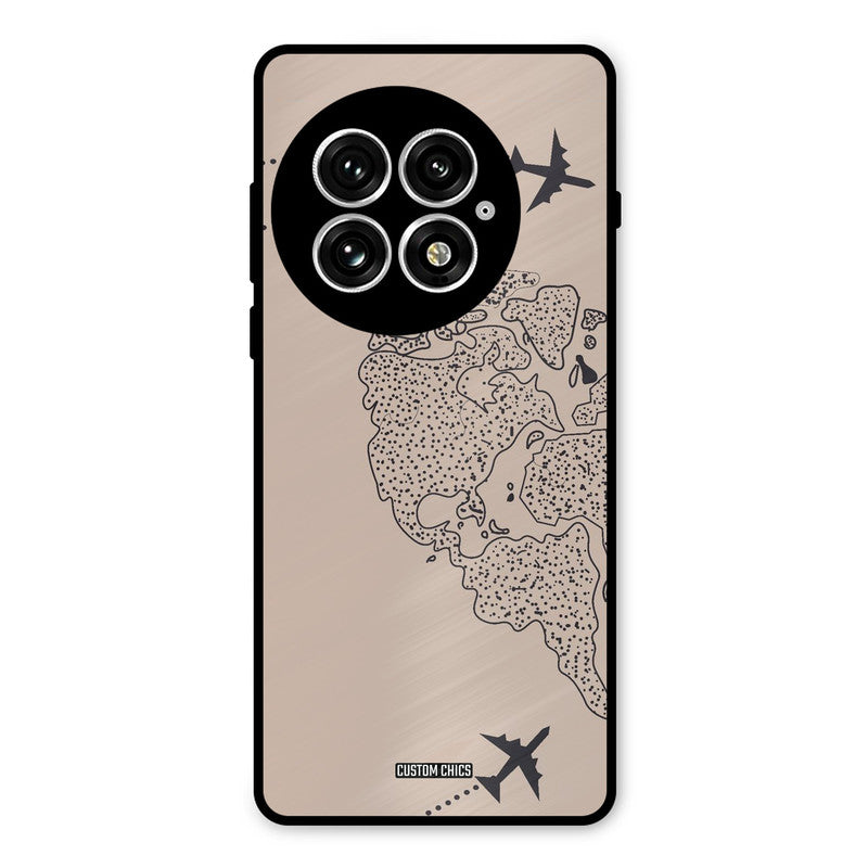 Other Half map Oneplus 13 Mobile Back Cover - Cute PrintShield Case