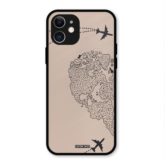 Other Half map iPhone 12 Mobile Back Cover - Cute PrintShield Case