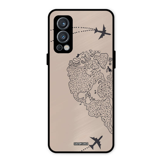 Other Half map OnePlus Nord 2 5G Mobile Back Cover - Cute PrintShield Case