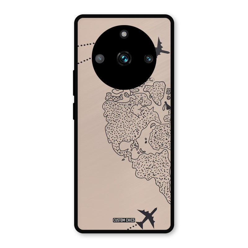 Other Half map Realme 11 Pro Plus Mobile Back Cover - Cute PrintShield Case