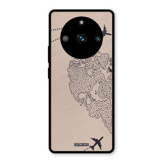 Other Half map Realme 11 Pro Plus Mobile Back Cover - Cute PrintShield Case