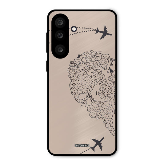 Other Half map Samsung Galaxy M56 Mobile Back Cover - Cute PrintShield Case