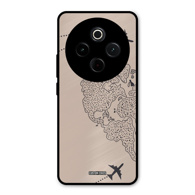 Other Half map iQoo Z10 Mobile Back Cover - Cute PrintShield Case