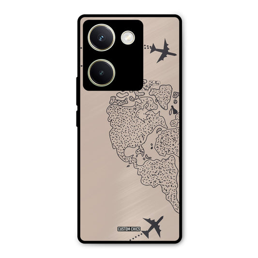 Other Half map Vivo Y200 Pro Mobile Back Cover - Cute PrintShield Case