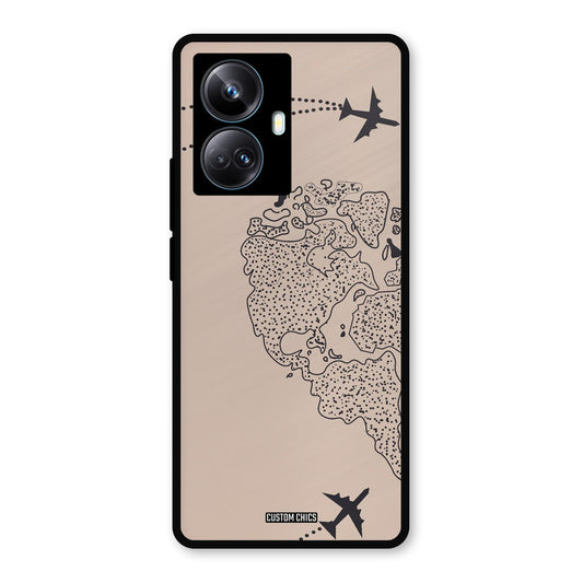 Other Half map Realme 10 Pro Plus Mobile Back Cover - Cute PrintShield Case