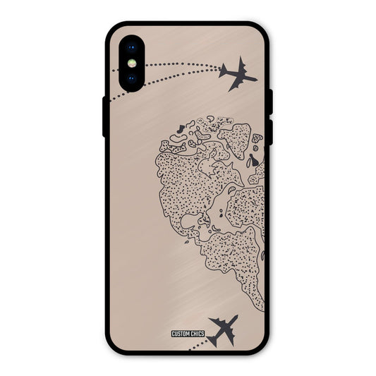 Other Half map iPhone X Mobile Back Cover - Cute PrintShield Case