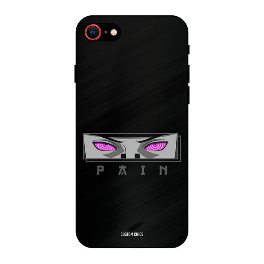 Pain Eyes iPhone SE 2020 Mobile Back Cover - Anime PrintShield Case