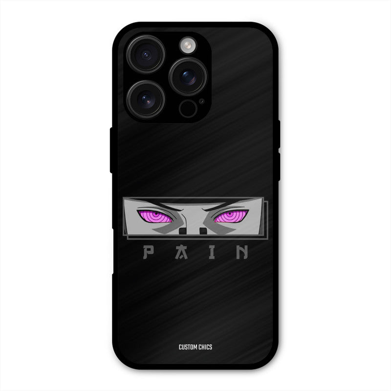 Pain Eyes iPhone 16 Pro Max Mobile Back Cover - Anime PrintShield Case