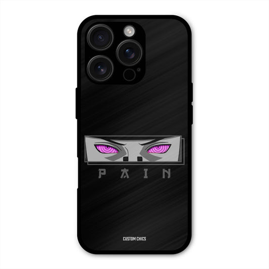 Pain Eyes iPhone 16 Pro Max Mobile Back Cover - Anime PrintShield Case