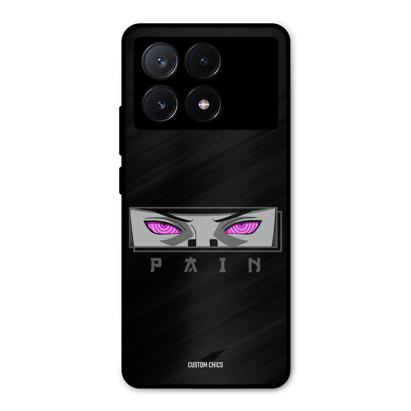 Pain Eyes Poco X6 Pro Mobile Back Cover - Anime PrintShield Case