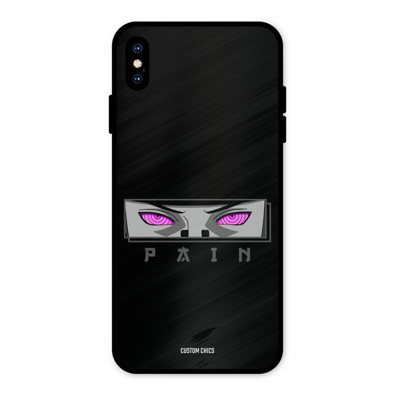 Pain Eyes iPhone XS Max Mobile Back Cover - Anime PrintShield Case