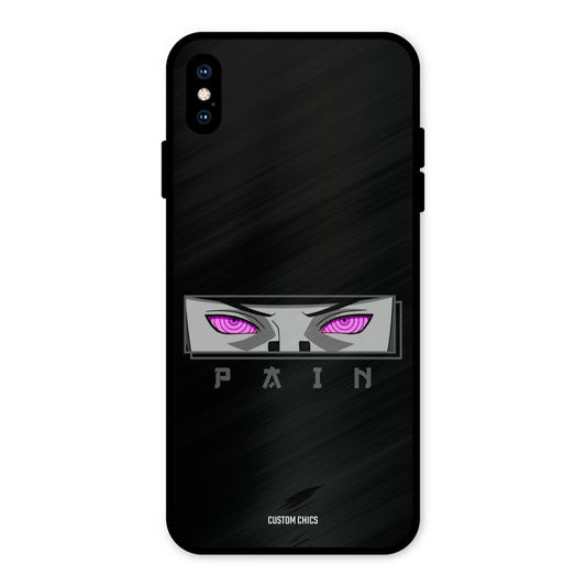 Pain Eyes iPhone XS Max Mobile Back Cover - Anime PrintShield Case