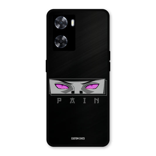 Pain Eyes Oppo A57 2022 Mobile Back Cover - Anime PrintShield Case