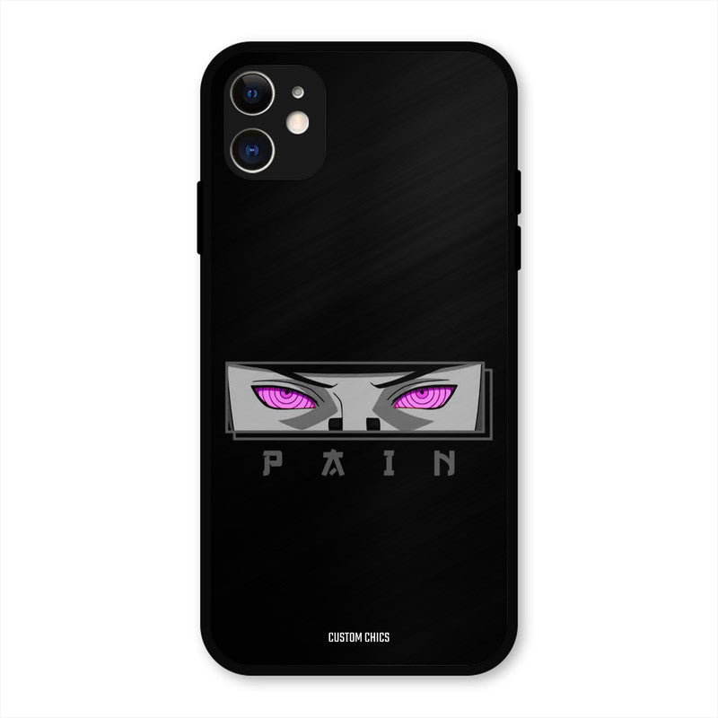 Pain Eyes iPhone 11 Mobile Back Cover - Anime PrintShield Case