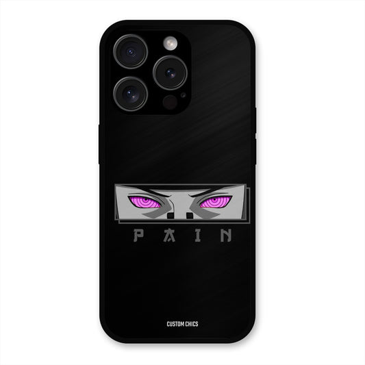 Pain Eyes iPhone 15 Pro Mobile Back Cover - Anime PrintShield Case