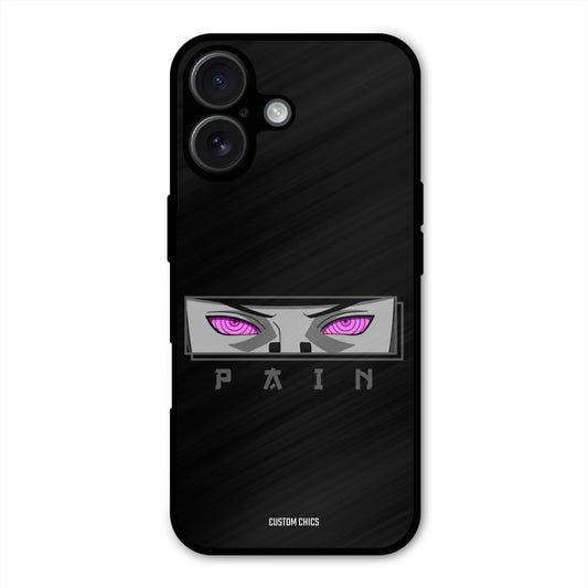 Pain Eyes iPhone 16 Plus Mobile Back Cover - Anime PrintShield Case