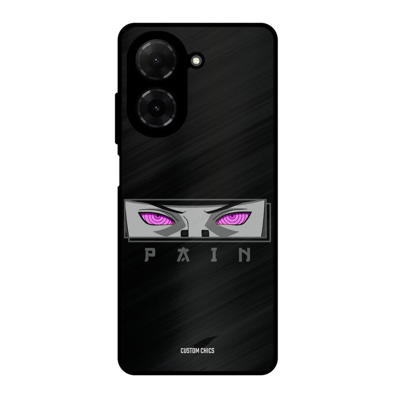 Pain Eyes Poco C71 Mobile Back Cover - Anime PrintShield Case