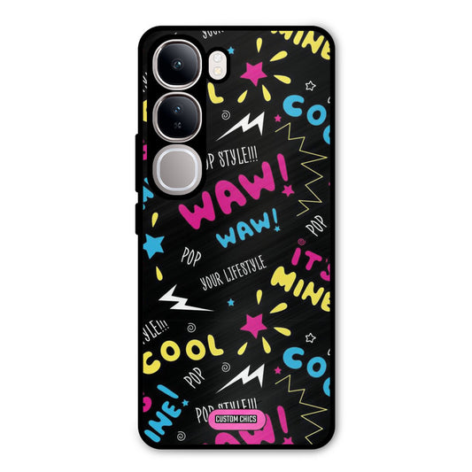 Paper Pop Vivo Y300 Mobile Back Cover - Aesthetic PrintShield Case
