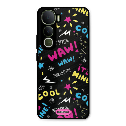 Paper Pop Vivo Y400 Mobile Back Cover - Aesthetic PrintShield Case
