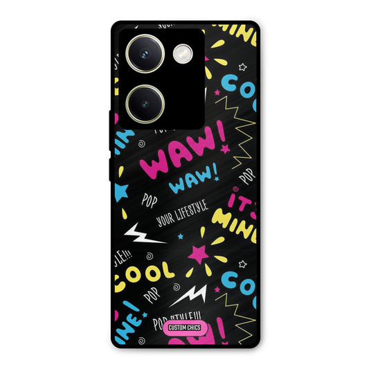 Paper Pop Vivo Y200 Pro Mobile Back Cover - Aesthetic PrintShield Case