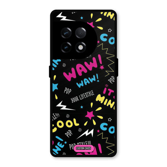 Paper Pop OnePlus 11R Mobile Back Cover - Aesthetic PrintShield Case