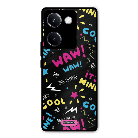 Paper Pop Vivo Y300 Plus Mobile Back Cover - Aesthetic PrintShield Case