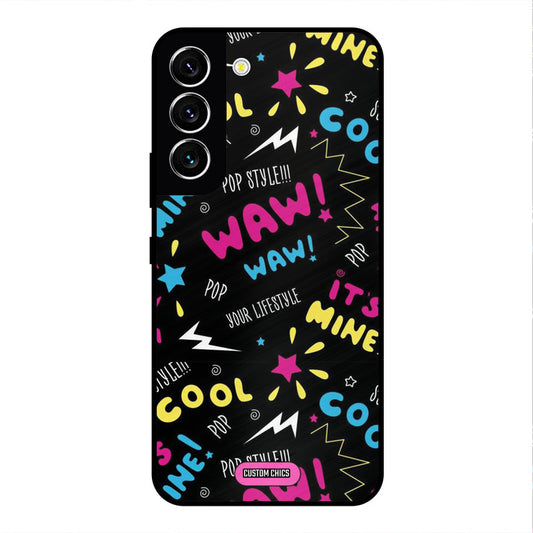 Paper Pop Samsung Galaxy S22 Mobile Back Cover - Aesthetic PrintShield Case