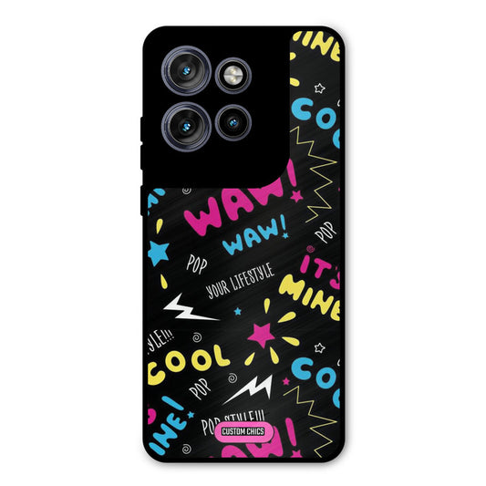Paper Pop Motorola Edge 50 Neo Mobile Back Cover - Aesthetic PrintShield Case