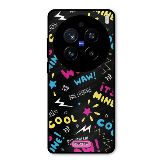 Paper Pop Vivo X200 Pro Mobile Back Cover - Aesthetic PrintShield Case