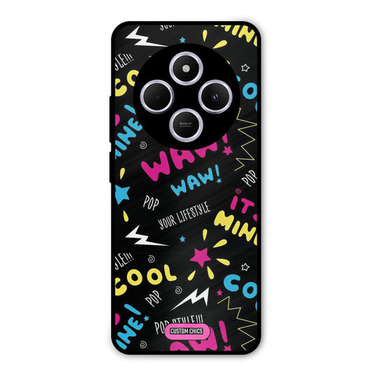 Paper Pop Poco C75 Mobile Back Cover - Aesthetic PrintShield Case