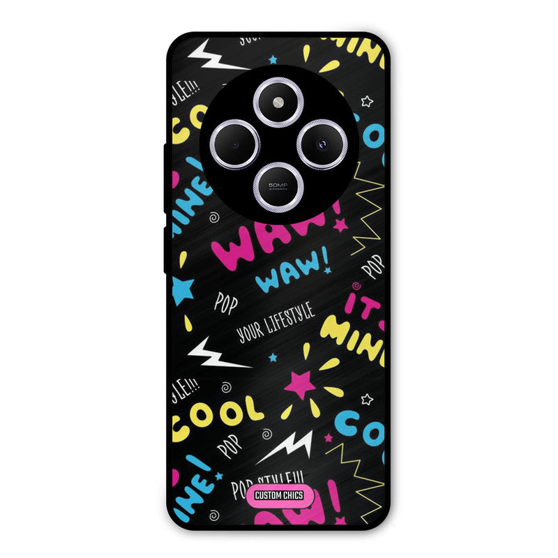 Paper Pop Poco M7 Mobile Back Cover - Aesthetic PrintShield Case