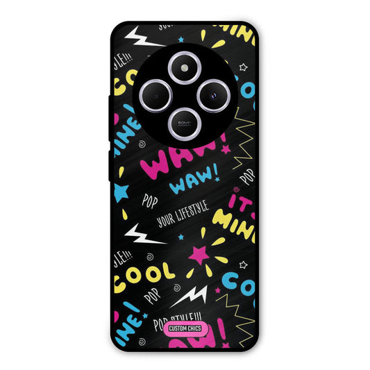Paper Pop Poco M7 Mobile Back Cover - Aesthetic PrintShield Case