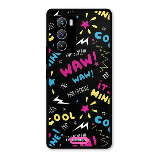 Paper Pop iQOO 9SE Mobile Back Cover - Aesthetic PrintShield Case