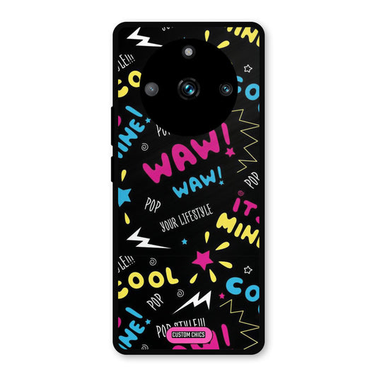 Paper Pop Realme 11 Pro Plus Mobile Back Cover - Aesthetic PrintShield Case