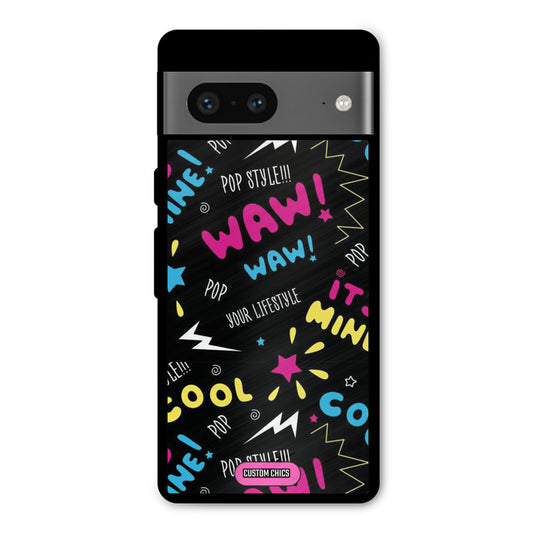 Paper Pop Google Pixel 7 Mobile Back Cover - Aesthetic PrintShield Case