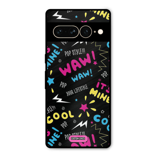 Paper Pop Google Pixel 7 Pro Mobile Back Cover - Aesthetic PrintShield Case