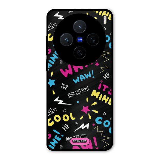 Paper Pop Vivo X200 Mobile Back Cover - Aesthetic PrintShield Case