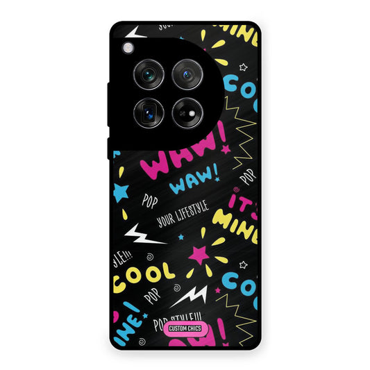 Paper Pop OnePlus 12 Mobile Back Cover - Aesthetic PrintShield Case